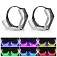 thumbnail image 1 of 2PCS RGB LED Angel Eyes 5D Crystal Mask Turn Singal Light Halo Rings App Control, 1 of 8