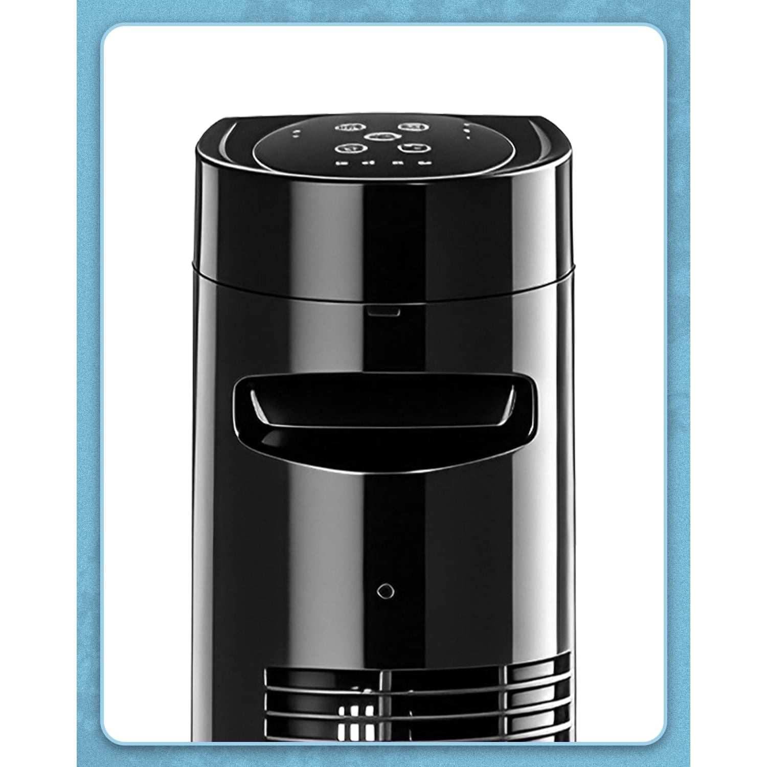 Tower Fan, 110V, 45W, 32 Inch Column Tower Fan, Touch Control with Remote, Plastic Body, Copper Motor, Black, 3 Speeds, 3 Wind Modes, Oscillating, 7.5-Hour Timer for Home Use
