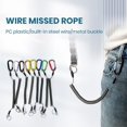 thumbnail image 3 of Fishing Miss Rope 1 Set Rod Release Rope Toughness High Stretch Strong Pulling Force Quick Release Fishing Keychain Ring Hook Fishing Enthusiasts, 3 of 6
