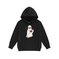thumbnail image 6 of Piuwrlz 2pcs Hood Jogger Set Toddler Girls Sweatsuits Sets Hoodies and Sweatpants Black Size 4 Years, 6 of 6