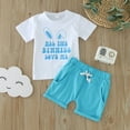 thumbnail image 5 of Rovga Toddler Boys Girls Easter Short Sleeve Cartoon Rabbit Printed T-Shirt Pullover Tops Shorts Child Outfits Leisure Outwear, 5 of 9