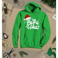 thumbnail image 3 of S4E Men's Papa Claus Santa Hat Christmas Hoodie Sweatshirts X-Large Irish Green, 3 of 4