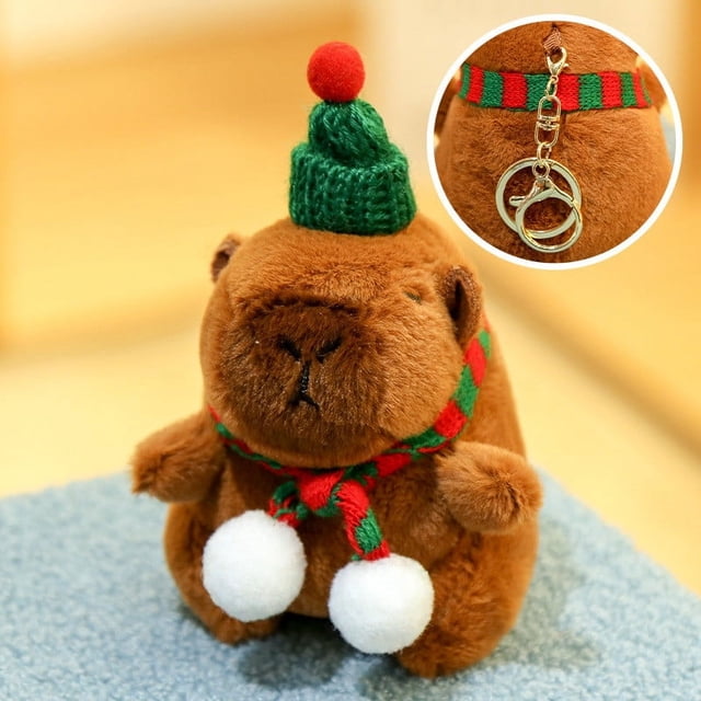 SPOORYYO Capybara Toy Adorable Cuddly Companion Soft Plush Capybara Stuffed Animal Perfect for Play and Display