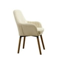 thumbnail image 6 of Roundhill Furniture Tuchico Contemporary Fabric Accent Chair, Tan, 6 of 14