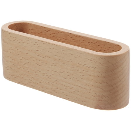 Desktop Cards Organizer Box 2pcs Wooden Holder for Business Cards