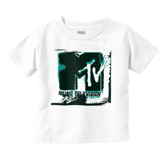 Retro MTV Electric Static Logo Toddler Boy Girl T Shirt Infant Toddler Brisco Brands 6M