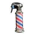 thumbnail image 5 of Portable Barber Spray Bottle Retro Stripes Durable Large Capacity Beauty Empty Hair Spray Can for Household Hair Stylist Studio Hairdresser Grey, 5 of 8