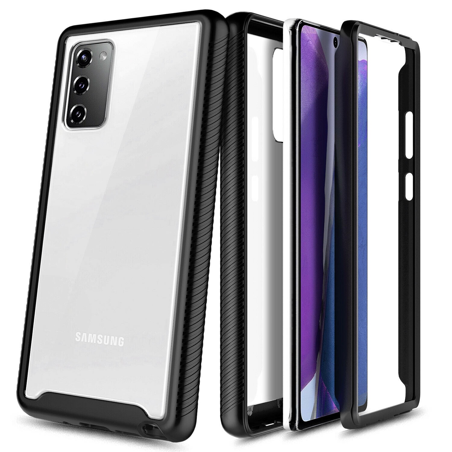 For Samsung Galaxy S20 FE 5G Case, with Built-in Screen Protector, Nagebee  Full-Body Protective Rugged Bumper Cover, Shockproof Durable Case (Fantasy)