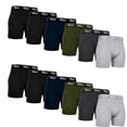 thumbnail image 2 of Boxer Deportivo Wilson para Hombre Rib Multicolor, 12 Piezas, Talla CH, 2 of 4