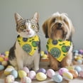 thumbnail image 2 of Dog Bandana 2 Pack,Green Lime Slices Yellow Pattern Bandanas for Dogs,Cat Bandana,Small/ Large Dog Bandana 2 Size,Dog Bandanas, 2 of 6