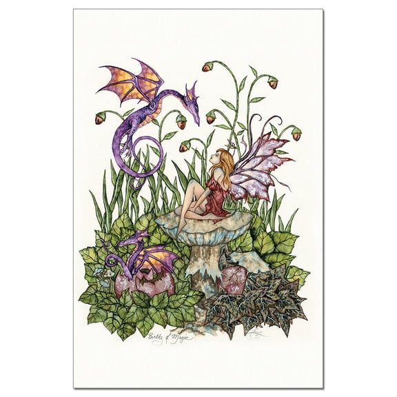 Tree-Free Greetings All Occasion Greeting Card 12 Pack, 4x6, Birth of Magic (FS64541)