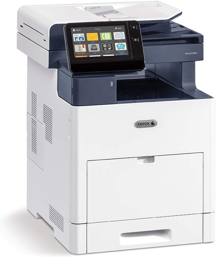Xerox VersaLink B605 Mono LED Multifunction Printer – Print, Copy, Scan, Fax, Up to 58ppm, Duplex, A4, 2 Trays, 7″ Touchscreen