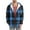 825-Navy, variant on NSLGXD Mens Flannel Plaid Shirts Quilted Lined Hoodies Coats Long Sleeve Button Down Shirts Winter Warm Hooded Buffalo Plaid Outerwear