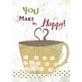 thumbnail image 3 of Ogren, Sarah 11x14 Black Modern Framed Museum Art Print Titled - Happy Coffee, 3 of 5