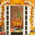 thumbnail image 4 of Decoración del hogar, cubierta de puerta de otoño, cubierta de puerta de calabaza, bienvenida al otoño, colgante de puerta, fondos de fotografía de cosechas de Acción de Gracias para Acción de Gracias, 4 of 7