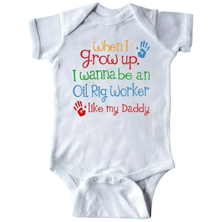 

Inktastic Oil Rig Worker Like Daddy Gift Baby Boy or Baby Girl Bodysuit