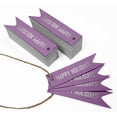 thumbnail image 3 of Inkdotpot Pack Of 100 Real Silver Foil Paper Tags Happy Holiday Favor Hang Tags, 3 of 6