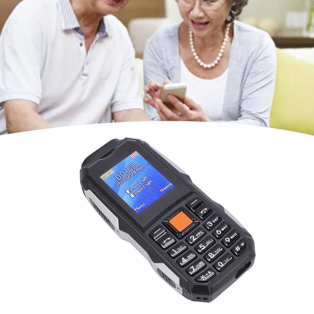 Teléfono Celular Para Personas Mayores Desbloqueado 2G, Teléfono Móvil Básico Con Botón Grande De 5000 MAh Para Personas Mayores, Pantalla De 1,77 Pulgadas Teléfono