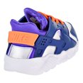 thumbnail image 3 of Nike Huarache Run Todder's Shoes White/Cone/Gym Blue 704950-111, 3 of 6
