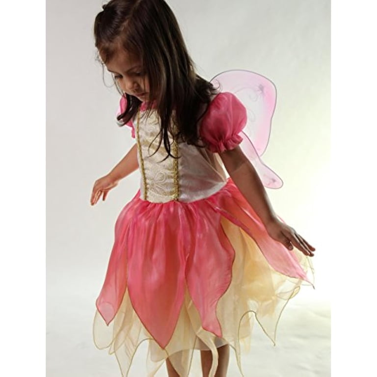 Storybook Wishes Rose Fairy Dress (Choose Color and Size) (4/6, Gold) -  Walmart.com