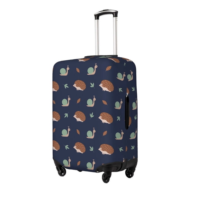 Fotbe Hedgehog And Snail Funda Protectora para Equipaje, Antirrayones y Resistente a la Suciedad, Compatible con Maletas de 18 a 32 Pulgadas-Large