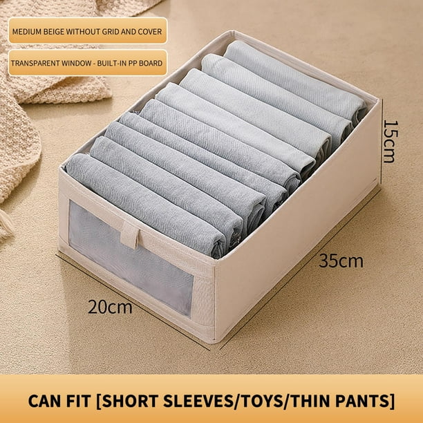Baúles de almacenamiento, organizadores de armario y almacenamiento, organización y almacenamiento, caja de almacenamiento plegable para guardarropa, suéter, pantalones, caja organizadora, caja de alm