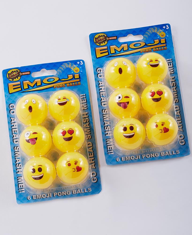 Emoji Universe Set of 12 Golf or Ping Pong BallsPing Pong Balls