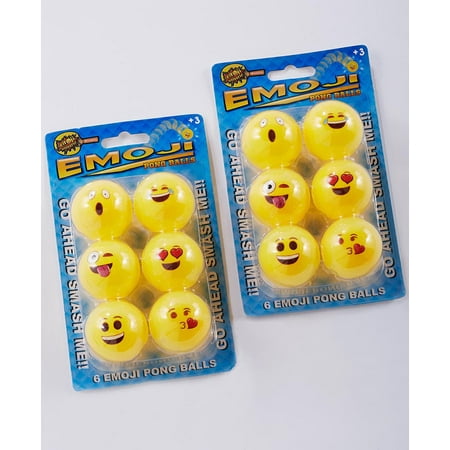 Emoji Universe Set Of 12 Golf Or Ping Pong Balls Ping Pong Balls
