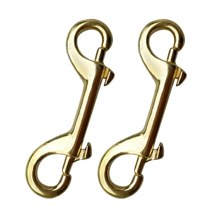2Pcs Heavy Duty Scuba Diving Diver Brass Double Ended Bolt Snap Spring  Loaded Clip Buckle Hook Gear Accessories 