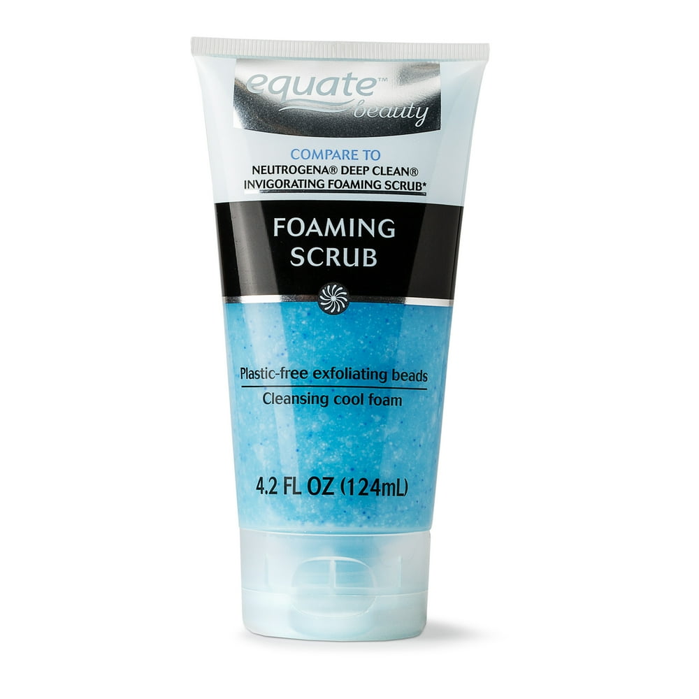 Equate Beauty Foaming Scrub, 4.2 fl oz
