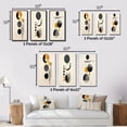 thumbnail image 4 of Designart "Minimal Circular Geometric Art II" Modern Geometric Framed Wall Art Set Of 3 - Grey Abstract Frame Gallery Wall Set For Home Decor, 4 of 7