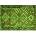 thumbnail image 1 of Ahgly Company Indoor Rectangle Southwestern Green Country Area Rugs, 7' x 9', 1 of 1