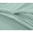 thumbnail image 4 of MHF Home Teal Heather Recylced Cotton Blend Duvet Set Size Twin, 4 of 5