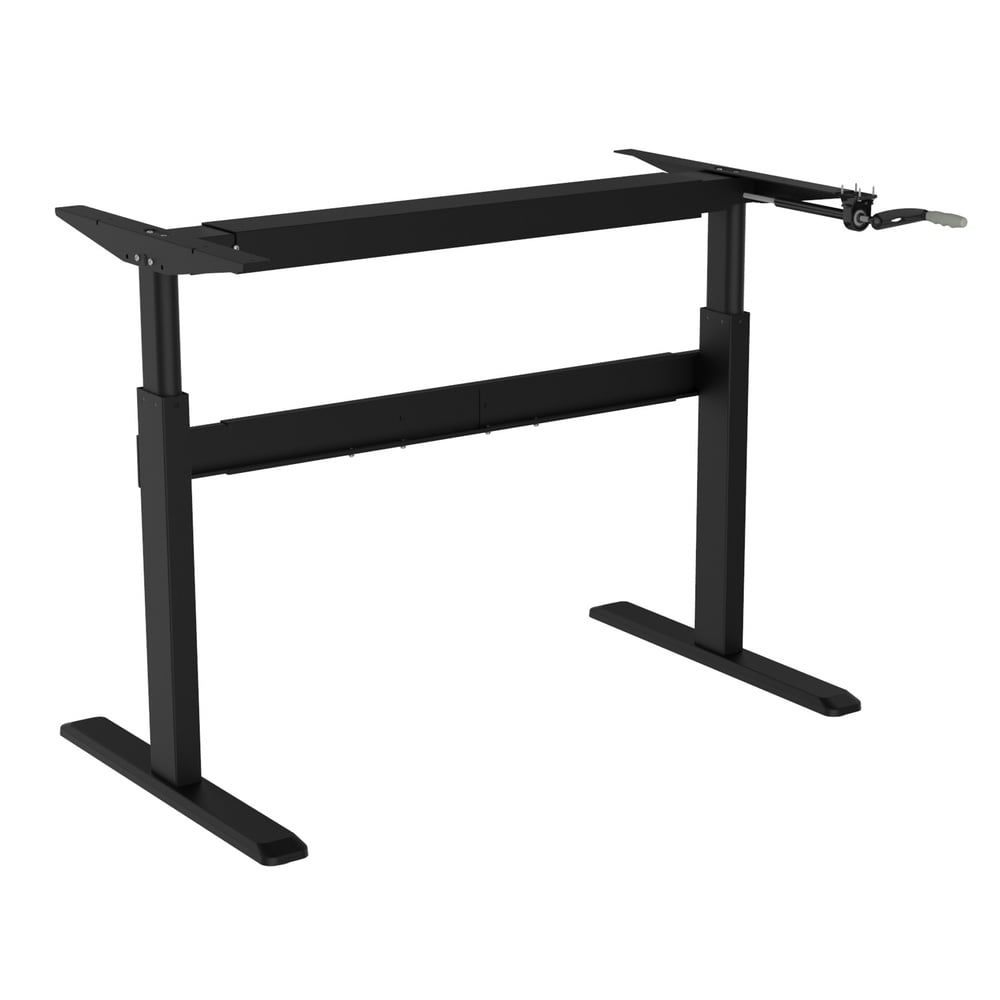 Coventry Manual Standing Desk Frame Sit Stand In Silver Coventry Manual Standing Desk Frame Sit Stand In Silver Up For Home And Office Compatible With Any Table Top