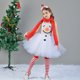 thumbnail image 4 of Vestido de tutú navideño para niños, disfraz de alce y muñeco de nieve para niña, vestidos de fiesta de año nuevo familiar, vestidos de princesa, conjunto de ropa para niños, 4 of 5