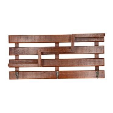 Compact Cabinet for Home Decor & Display Vintage Style Wooden Wall Shelf