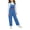 Blue, variant on Girls' USA Print Overalls Casual Adjustable Strap Jumpsuit with Pockets Baby Girl USA Flag Rompe𝗋 Toddler Cotton Bib Overalls Teen Girl Casual Jumpsuit Pants