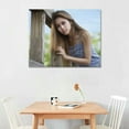 thumbnail image 2 of ONETECH Beautiful Girl Poster Canvas Wall Art Beautiful Asian Sexy Girl Bokeh Pose Long Hair Shorts Artwork Home Decor for Bedroom Bathroom Living Room, 2 of 4