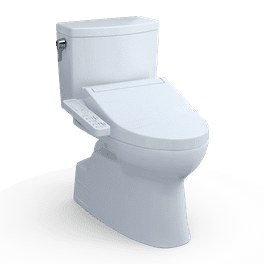 その他 ToTo TCF9152 NW1 Washlet TOTO WASHLET+ Aquia IV Cube Two-Piece Elongated Dual Flush