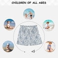thumbnail image 6 of FORMRS Boys Swim Trunks Quick Dry Mesh Lining Beach Boardshorts, Sizes XS-XL, Blue Octopus Pattern, 6 of 7
