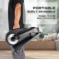 thumbnail image 3 of Under Desk Elliptical  with Remote Control, Compact Electric Foot Pedal Exerciser for Home Office Use, 3 of 8