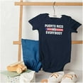 thumbnail image 4 of Puerto Rico VS Everybody PR Flag Romper Boys or Girls Infant Baby Brisco Brands NB, 4 of 6