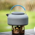 thumbnail image 3 of Hervidor de agua para exteriores Tetera de aluminio ligero al aire libre 0.8L / 1.4L tetera cafetera Tomshoo Hervidor de agua para exteriores, 3 of 7