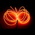 thumbnail image 1 of Tira de luces de neón MaxLax EL Wire naranja de 10 m con paquete de baterías, 1 of 7