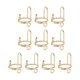 thumbnail image 2 of Juego de 10 anillos para uñas sin pegamento, anillos Halal para uñas acrílicas. oro, 2 of 9