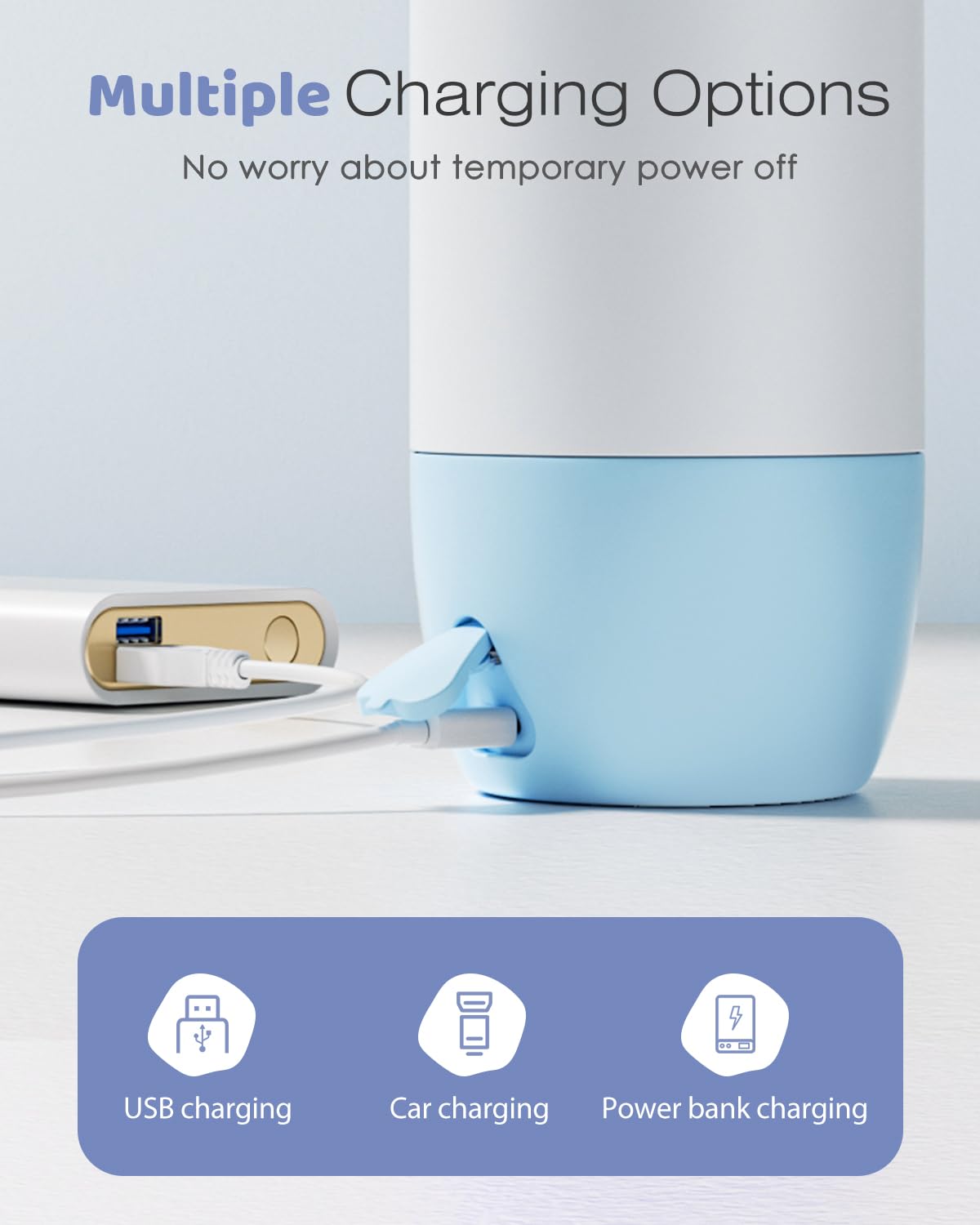 Grownsy Portable Bottle Warmer, USB Rechargeable, 20oz photo 8