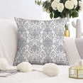thumbnail image 3 of 18 x 18 Inch Comfy Grey & Beige Linen Pillow Covers - Pack of 2, Ideal for Sofa, Couch & Bedroom Decor, 3 of 7