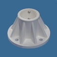 thumbnail image 4 of Saftron 3" Surface Mount Base for 1.9" OD Swimming Pool Ladder/Rail, White, 4 of 4