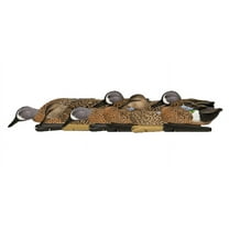 AVIAN-X Topflight Blue-Winged Teal Durable Ultra Realistic Floating Hunting Duck Decoys, Pack of 6, AVX8080