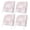 Pink, variant on Outdoor Patio Cushion Covers 4 Pack Grey Palm Leaf Patio Chair Cushion Covers with Ties and Zipper Waterproof Outdoor Seat Cushion Covers for Patio Furniture 22"x20"